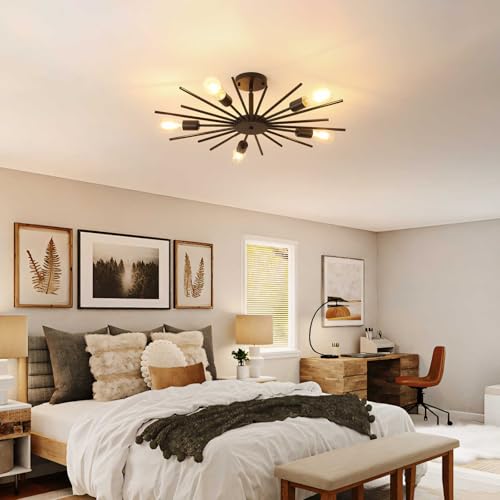 Sputnik Ceiling Light Fixture