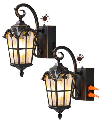 Dusk to Dawn Outdoor Wall Lights 2 (2 Count)
