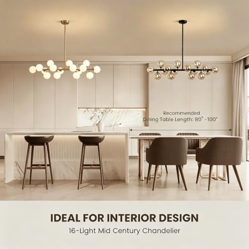 Mid Century Modern Chandeliers for Dining Room