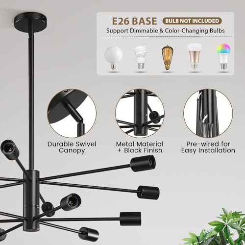 Modern Sputnik Chandelier