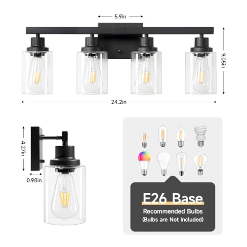4 Light Bathroom Vanity Light