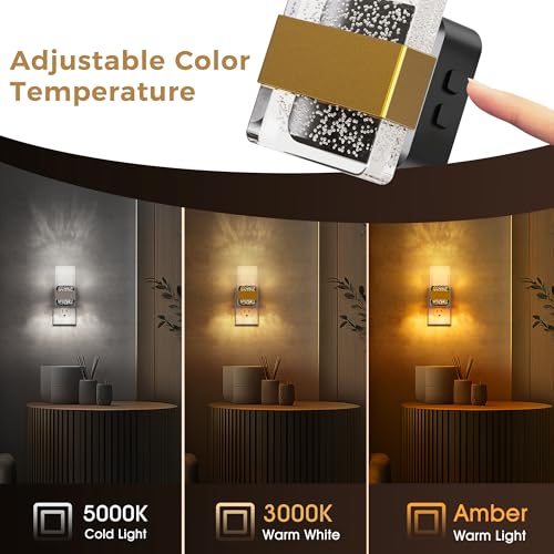 Night Light Night Lights Plug Into Wall 3CCT Adjustable 2 Pack (2 Count)
