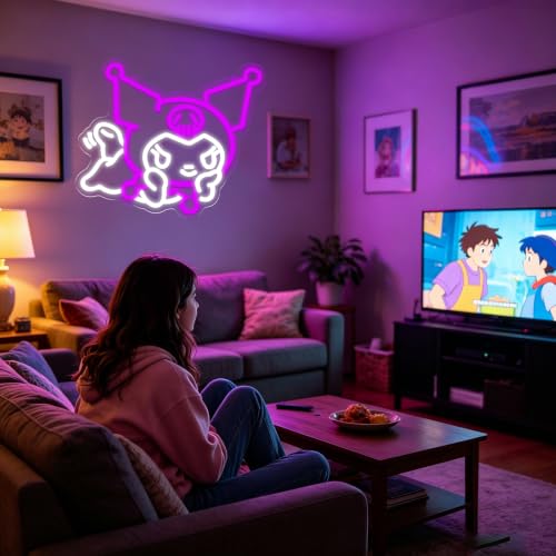 Anime Theme Cartoon LED Neon Sign for Wall Decor (Kurom)
