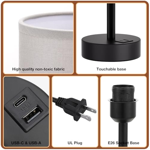 Bedside Table Lamp for Bedroom