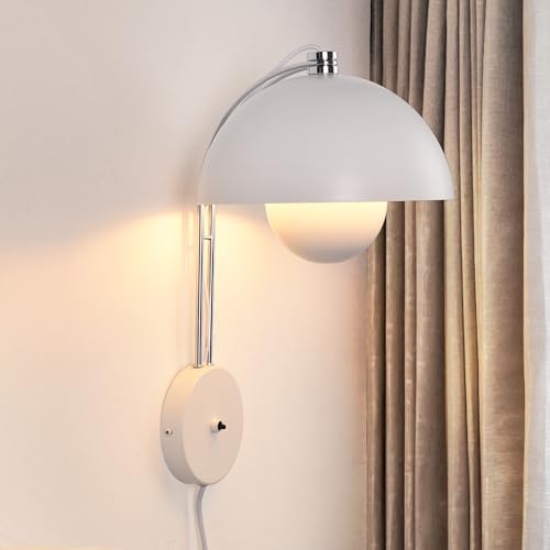 Mid Century Modern Bud Plug in Wall Sconces for Bedroom
