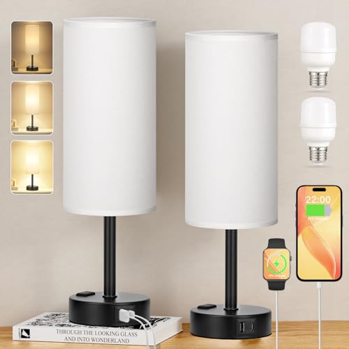 Touch Bedside Table Lamps Set of 2 (2 Count)