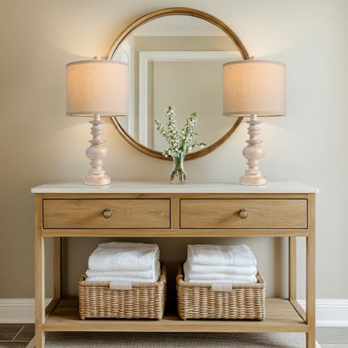 20" Retro Table Lamps Set of 2 (2 Count)