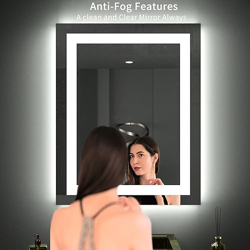 28"X32" LED Bathroom Mirror with Lights