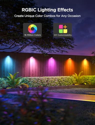 72ft RGBIC Outdoor Deck Lights (12 Count)