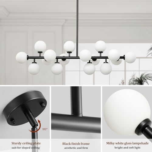 Mid Century Modern Sputnik Chandelier