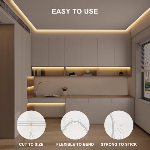 16.4ft COB Led Strip Light with Remote (16.4 Foot)