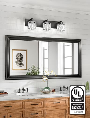 Crystal Vanity Lights for Bathrooms (3 Count)
