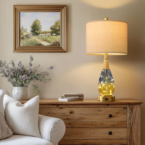 23" Table Lamps for Living Room Set of 2