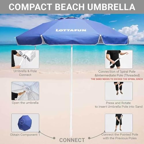 6ft Beach Umbrella