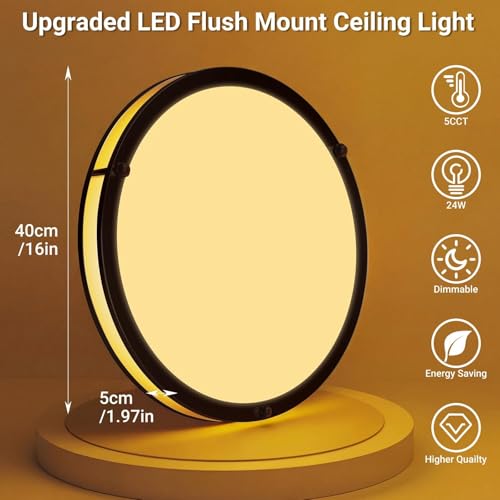 16 Inch Flush Mount Ceiling Lights