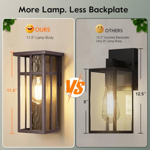 Outdoor Wall Light Fixtures (2 Count)