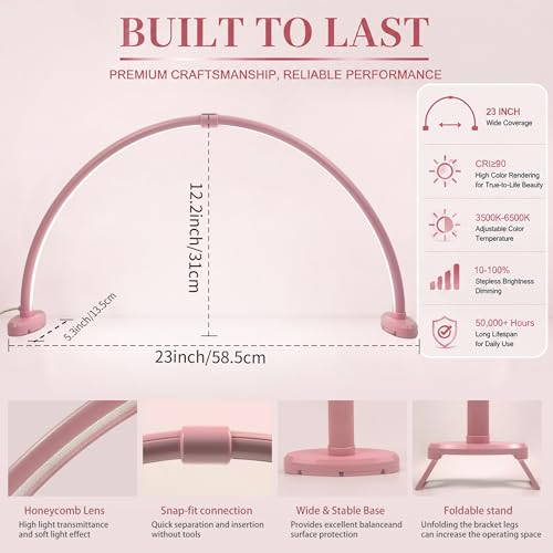 Half Moon Nail Desk Lamp