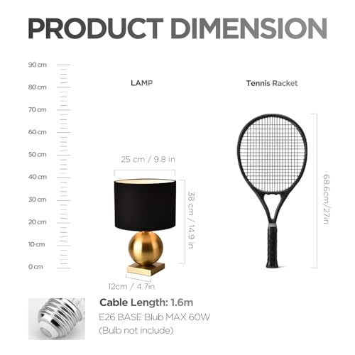 Gold Ball Modern Table Lamp