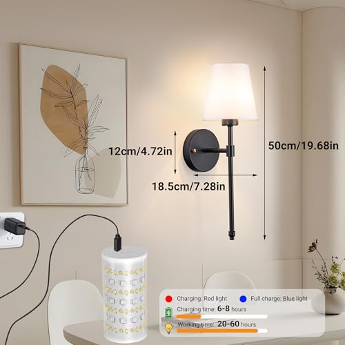 Battery Operated Wall Sconce