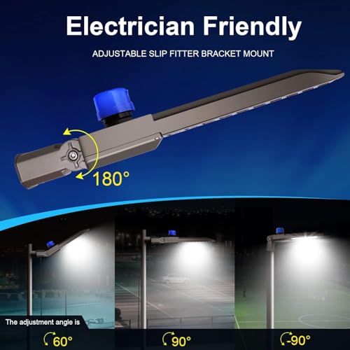 300W LED Parking Lot Light Dusk to Dawn Photocell 36000LM 5000K 3Pack (3 Count)