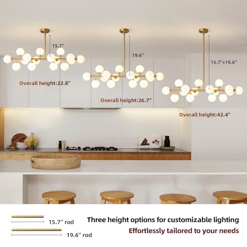 Mid Century Modern Sputnik Chandelier