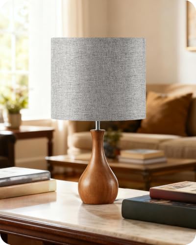 Gray Table Lamp