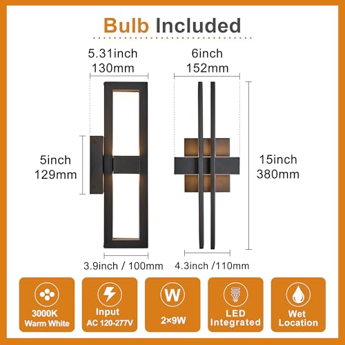 Outside Light 2 Pack (2 Count)