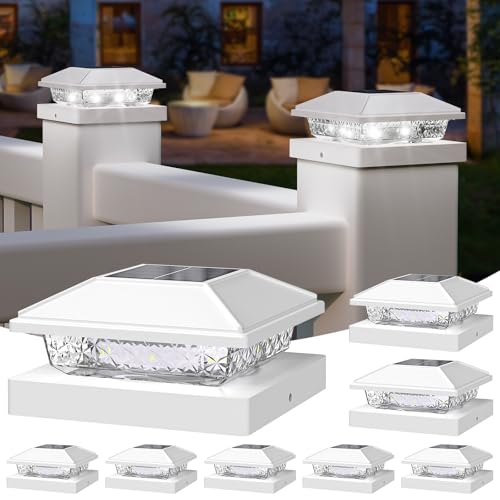 Solar Post Cap Lights (8 Count)