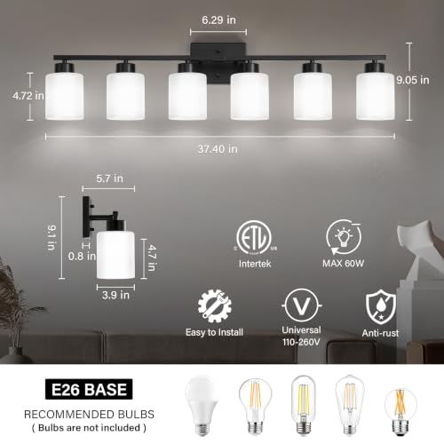 Black Bathroom Light Fixtures Vanity Lights Over Mirror