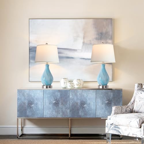 Modern Accent Table Lamp Set of 2 Touch Control (2 Count)