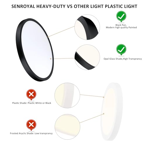 Flush Mount Ceiling Light Fixture (2 Count)