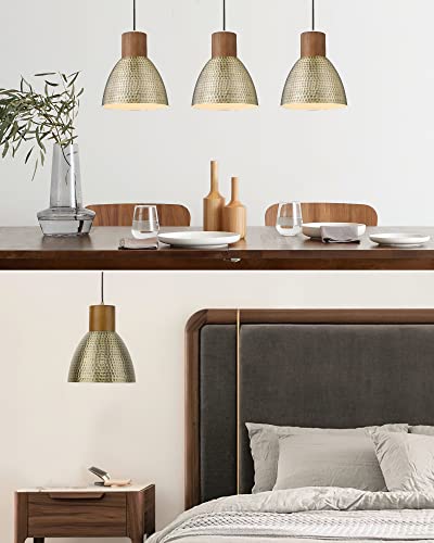 2 Pack Hammered Pendant Light Fixtures (2 Count)