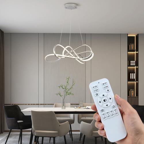 Chrome Modern LED Chandelier