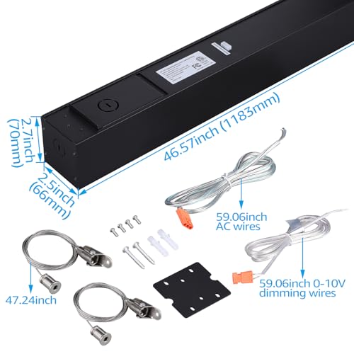 2 Pack 4FT Linkable LED Linear Light (2 Count)