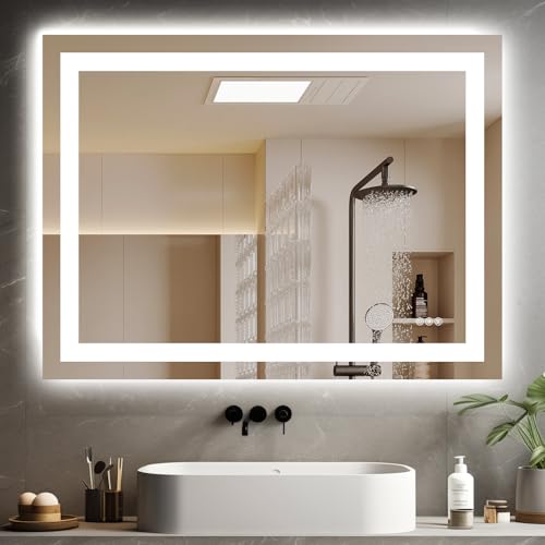 40"X30" LED Bathroom Mirror with Lights