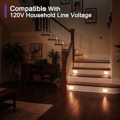 12 Pack Horizontal LED Step Lights