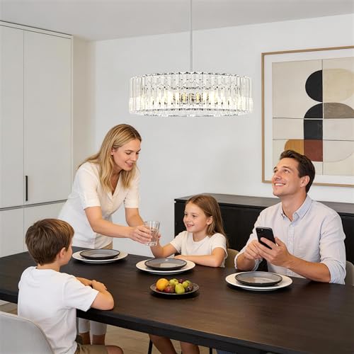 Modern Crystal Chandelier for Dining Room