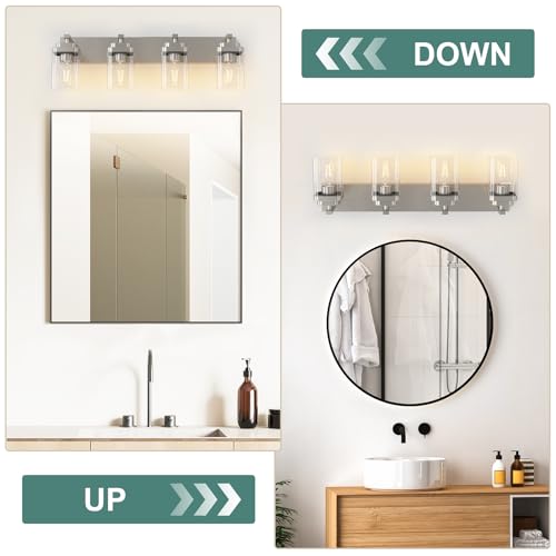 Brushed Nickel Bathroom Light Fixtures