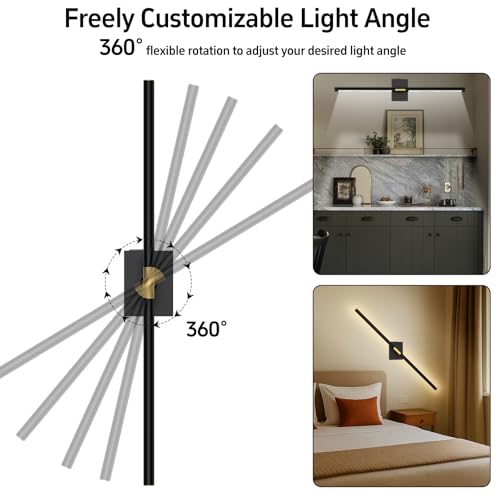 Battery Operated Wall Sconces Set of 2 (2 Count)