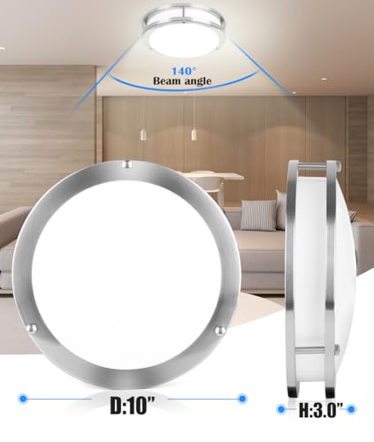 Brushed Nickel Ceiling Light