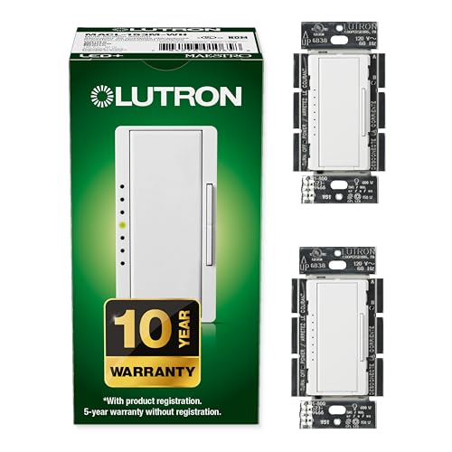 Maestro LED+ Dimmer Switch for Dimmable LED (2 Count)