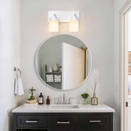 Bathroom Light Fixture White