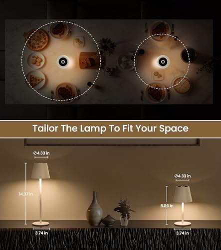 3 Pack Cordless Table Lamp (3 Count)