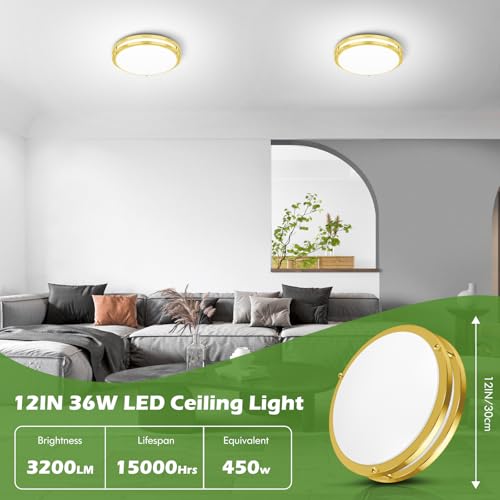 36W LED Ceiling Lights for Bedroom Kitchen