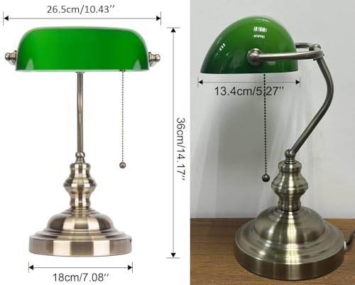 Green Bankers Lamp