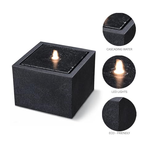 12.79” H Outdoor Water Fountain Made with Eco