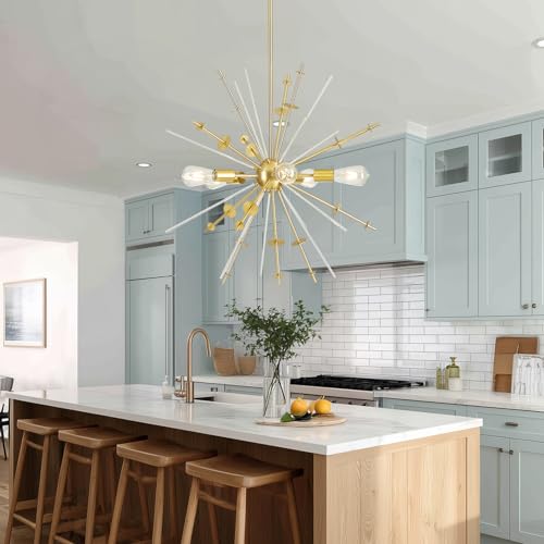 Gold Sputnik Chandelier