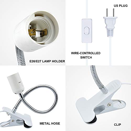 E26 Clamp Lamp Fixture (2 Count)