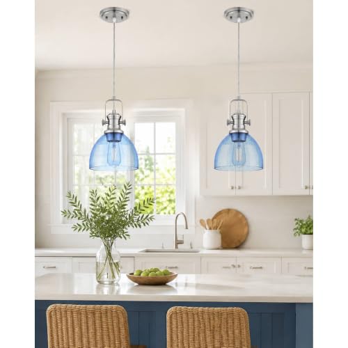 2 Pack 7.5" Brushed Nickel Pendant Lights (2 Count)