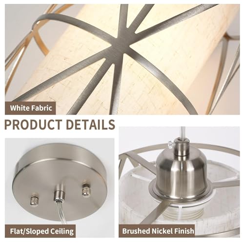 Brushed Nickel Pendant Lights Kitchen Island
